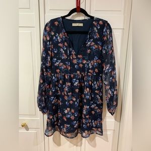 Abercrombie Floral Chiffon Dress